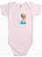 Karlar Ülkesi Elsa Face Pembe Renk Bebek Body Zıbın 1