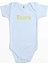 The Doors Logo Yellow Mavi Renk Bebek Body Zıbın 1
