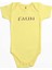 Faun Color Logo Sarı Renk Bebek Body Zıbın 1