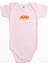 Ktm Racing Orange Logo Pembe Renk Bebek Body Zıbın 1