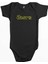 The Doors Logo Yellow Siyah Renk Bebek Body Zıbın 1