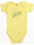 Los Angels Lakers Grey Silhouette Sarı Renk Bebek Body Zıbın 1