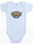 Wonder Woman Gold Logo Mavi Renk Bebek Body Zıbın 1