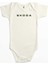Skoda Text Ekru Renk Bebek Body Zıbın 1