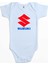 Suzuki Logo Text Mavi Renk Bebek Body Zıbın 1