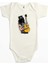 Slash Guitar Cartoon Ekru Renk Bebek Body Zıbın 1