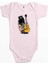 Slash Guitar Cartoon Pembe Renk Bebek Body Zıbın 1