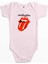 The Rolling Stones Logo Pembe Renk Bebek Body Zıbın 1