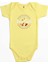 Deep Purple Smoke On The Water Sarı Renk Bebek Body Zıbın 1