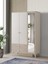 Petra 3 Kapaklı Aynalı Elbise Dolabı Gardrop 120 x 55 x 200 1