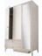 Petra 3 Kapaklı Aynalı Elbise Dolabı Gardrop 120 x 55 x 200 3