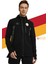Lisanslı Kapüşonlu Siyah Fermuarlı Hoodie Gs Aslan Baskılı 2