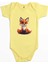 Tilki Sarı Renk Bebek Body Zıbın 1