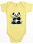 Obur Panda Sarı Renk Bebek Body Zıbın 1