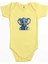 Şirin Fil Sarı Renk Bebek Body Zıbın 1
