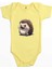 Kirpi Sarı Renk Bebek Body Zıbın 1
