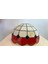 Tavan Vitray Avize 30 cm (12") Kırmızı 1