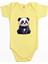 Şirin Panda Sarı Renk Bebek Body Zıbın 1
