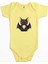 Şirin Yarasa Sarı Renk Bebek Body Zıbın 1