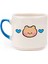 Kawaii Ayıcık Krem Parlak Mistik Kupa - Hediyelik Kawaii Kupa Mug 1