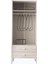 Petra 2 Kapaklı Aynalı Elbise Dolabı Gardrop 120 x 55 x 200 4