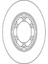 DDF1685 Fren Diski Ön L200 96-07 Havalı 254MM 1