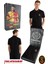Orijinal Lisanslı Match Day Polo Yaka Siyah T-Shirt Metin Oktay Baskılı Hediyelik Ahşap Kutulu 1