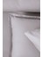 Diamond Jakarlı Saten Çift Kişilik Nevresim Takımı Gri (6 Parça) 4