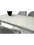 Ahşap Salon Yemek Masa Sandalye Takımı 6 Porto Sandalyeli Ortadan Açılır Büyüyen 90 x 160 cm Mermer Desen 4