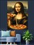 Pizza Seven Mona Lisa Dekoratif Kanvas - Mdf Ahşap Tablo 4
