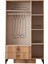 Hazar 3 Kapılı 2 Çekmeceli Gardırop Elbise Dolabı 120 x 47 x 200 4