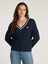 Tjw Badge Cable V-Neck Sweater 1