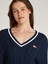 Tjw Badge Cable V-Neck Sweater 4