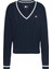 Tjw Badge Cable V-Neck Sweater 5