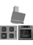 Fryart&steamart Sc Serisi Wok'lu Gri 3'lü Ankastre Set ( XE64CPR-SC408-D082 ) 1