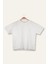 Unisex Çocuk Oversıze T-Shirt - Ekru 1