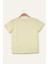 Kız Çocuk Hawaı Baskılı T-Shirt - Sarı 2