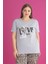 X-Dreamy Büyük Beden Pamuklu Leopar Desenli Kısa Kollu Pijama Takımı 3