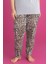 X-Dreamy Büyük Beden Pamuklu Leopar Desenli Kısa Kollu Pijama Takımı 4