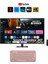 43” 109CM UHD Akıllı Smart Monitör TV 4K Ultra HD Görüntü Şık Ince Tasarım + Logitech Kablosuz Klavye 1