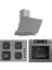 Fryart&steamart Sc Serisi Wok'lu Gri 3'lü Ankastre Set ( XE64CPR-SC408-D065 ) 1