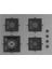 Fryart&steamart Sc Serisi Wok'lu Gri 3'lü Ankastre Set ( XE64CPR-SC408-D065 ) 3
