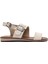 Kadın Krem Tokalı Deri Bodrum Sandalet 25SFD333418 1