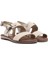 Kadın Krem Tokalı Deri Bodrum Sandalet 25SFD333418 3
