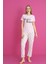 Dreamy Pamuklu Desenli Kısa Kollu Pijama Takımı 1
