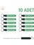 Açık Yeşil, Anaokulu Hatırası İçin Kişiselleştirilmiş Anahtarlık 10’lu Set, Eğitim Hediyesi 1