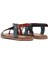 Kadın Çok Renkli Parmak Arası Deri Bodrum Sandalet 25SFD333818 5