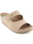 Anyar 35208-042 Topuk Jelli Anatomik Taban Kadın Terlik Vizon 36-40 1
