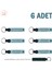 Gök Mavi & Lacivert, Anaokulu Miniklerine İsimli Karne Hatırası Anahtarlık 6’lı Set, Hediyelik Anı 1