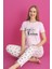 Dreamy Pamuklu Desenli Kısa Kollu Pijama Takımı 2